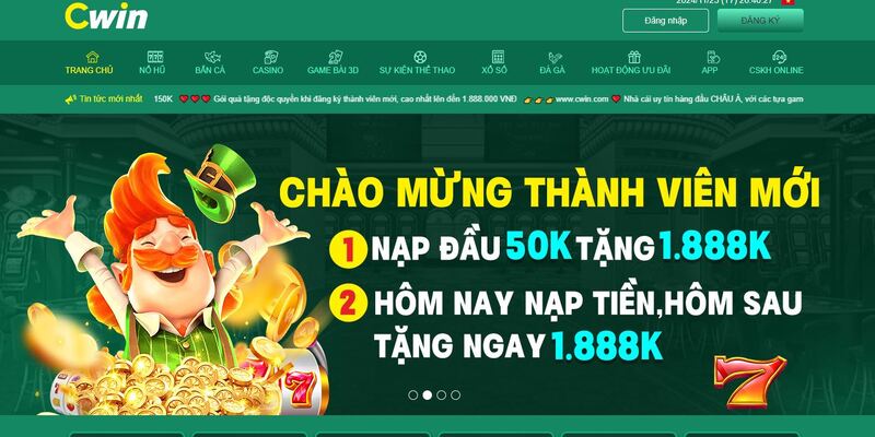 khuyến mãi khi đăng ký cwin